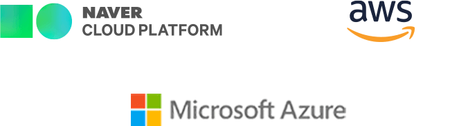 microsoft azure, naver cloud platform, aws